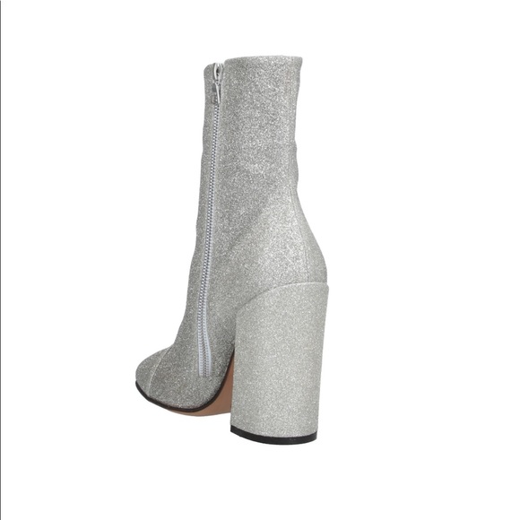 DRIES VAN NOTEN Glitter Heel Ankle Boots - Picture 3 of 4